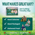 Small Pet Select 3rd Cutting Super Soft Timothy Hay, Picky Eaters, 10 lb