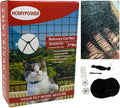 Cat Netting Balcony,10x26 ft Stainless Steel Reinforced Bite Tear UV and Weather-Resistant Anti-Fall Netting for Pets, S