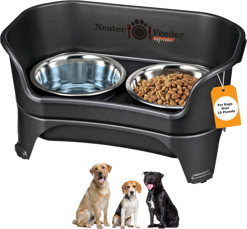 Neater Feeder Express Mess Proof Dog Bowls Elevated for Medium to Large Sized Breed, No Spill Raised Dog Food Bowl Stand