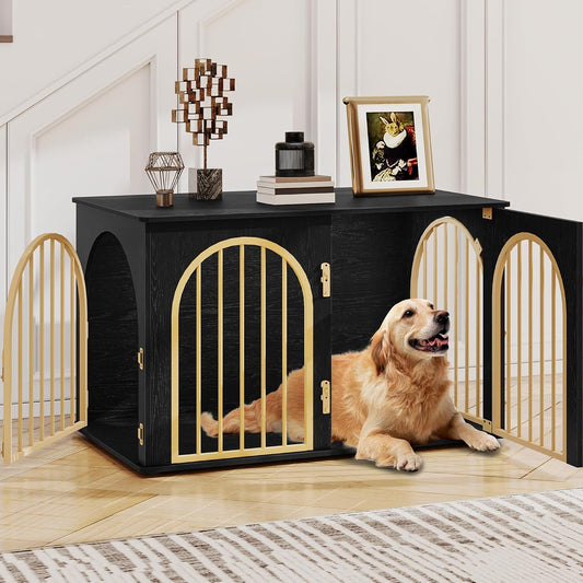 Hzuaneri 39.4 in Dog Crate Furniture,Dog Kennel Indoor for Medium/Large Dog