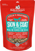 Stella & Chewy's Freeze-Dried Raw Dog Food for Skin & Coat - Grass-Fed Lamb & Wild-Caught Salmon - Natural Solution for 