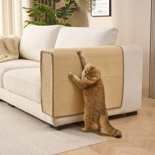 SHENGOCASE Cat Sisal Scratch Pad, Couch Sofa Armrest Protector, Scratcher Cover for Couch Corner, Scratching Post