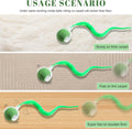 NVTED 2 PCS Interactive Cat Toys for Indoor Cats, Fast Rolling on Carpet Flash and Motion Activated Cat Balls for Bored Indoor Cats
