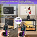 REPTI ZOO Reptile Dimming Thermostat, PID Temperature Controller with LED Digital Screen, Reptile Thermostat for Reptile