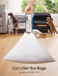 Meowant Cat Litter Bags for MW-SC10, 29.13" ×12.8",60PCS