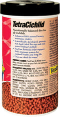 Tetra Cichlid Floating Cichlid Pellets Fish Food, 6 oz