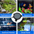 AQUANEAT Aquarium Air Stone Disc 4 inch, Aerator Bubble Diffuser, Air Pump Accessories Airstones for Aquariums, Fish Tan