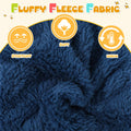 Dog Sweaters for Small Dogs, Warm Fleece Puppy Sweater for Teacup Yorkie Chihuahua Clothes Boy Male, Cute 2 Pack XXS Dog Clothes Winter Soft Pet Sweatshirt Apparel, Navy Blue+Grey
