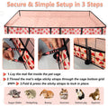 Waterproof Guinea Pig Cage Liners, Washable & Reusable Small Animal Cage Mat, for Rabbit, Hamster, Chinchilla, Hedgehog 