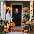 Holiday Porch Goose Outfit All Seasons Sculpture Costume Clothes for Garden Patio Yard Lawn Art Decoration
