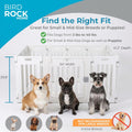Internet’s Best Dog Playpen with Lockable Door, White, 190” x 25.6”