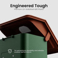 Smart Bird Feeder with Camera Solar Powered 2K HD Video, 10,000+ Species AI Recognition, Real-Time App Alerts, and Weath