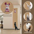 FHTONGE 71x15.8" Thickened Cat Wall Climbing Carpet with 16 Fixed Nails