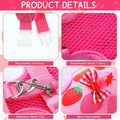 Frienda 2 Pcs Medium Chicken Duck Harness and Leash, Pineapple Strawberry