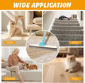 ondware 2-in-1 Carpet Rake for Pet Hair, 54" Adjustable Handle