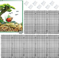 Hamiledyi Plastic Aquarium Divider with Clips Grid Panel Aquarium Lid Hood Fish Tank Divider Filter Bottom Isolation Pan