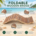 HERCCOCCI Hermit Crab Accessories, Hermit Crab Toys Flexible Climbing Bridge Reptile Hammock Habitat Decor for Hermit Cr