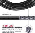 Tuff Pupper Dog Tie Out Cable, 50 ft Heavy Duty Lead for up to 250 lb Dogs