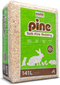 PETSPICK Pine Wood Bedding for Small Pets, Cages and Animal Habitats, 141 L