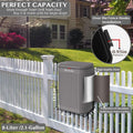 PAWZIDEA Wall Mount Dog Poop Trash Can Outside Odor Control, 2.1 gal. Small