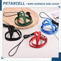 Bird Harness and Leash Adjustable Parrot Leash 47.2" S