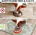 Dog Food Mats for Floors, Absorbent Dog Bowl Mat for Food and Water Dispenser Mat, Quick Dry Cat Food Mat Pet Supplies