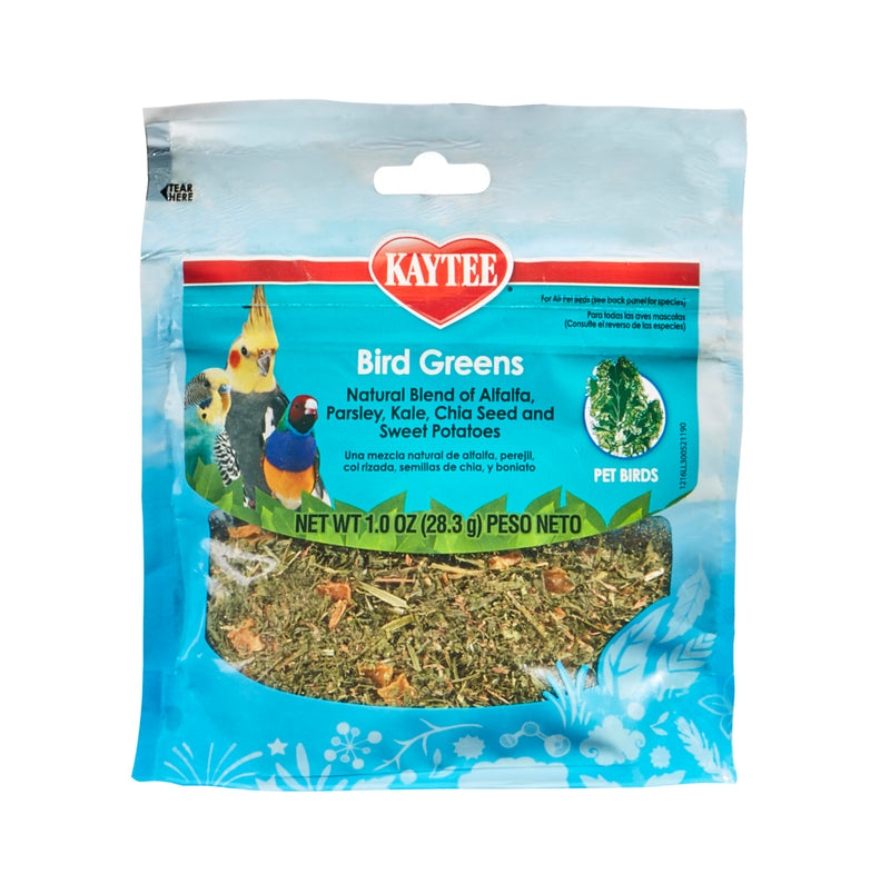 Kaytee Bird Greens Treat for All Pet Birds, 1 oz