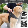 No Pull Reflective Adjustable Dog Harness with Handle- Comfortable Soft All Weather Mesh, Easy On Puppy Harness for Smal
