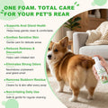 Oivolii Pet Anal Gland Cleaner & Dog Butt Wash Mousse - No-Rinse Deodorizing Foam for Dogs & Cats - Deep Cleansing for Itchy Scooting, Fishy Odors & Sticky Mess