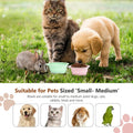 3 Pack Collapsible Dog Bowls,2 Pet Bowls with 1 Pet Poop Bag Dispenser Set,Portable Silicone Travel Dog Bowls for Walkin