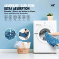 Tuff Pupper Fast Drying Dog Bath Robe | 800 GSM Plush Dog Towel Bathrobe/Dressing Gown | Super Absorbent Pet/Puppy Bathr