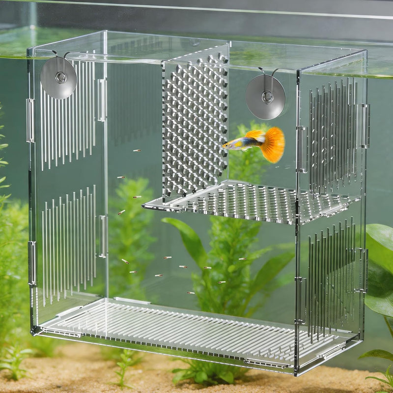 DIY Aquarium Breeding & Isolation Box, Fish Fry Hatchery Tank