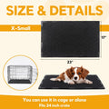 HOMBYS Chew Proof Dog Bed Mat with 12 Metal Rivets - Indestructible Kennel Pad for Teething Puppies & Aggressive Chewers