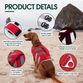 Kuoser Reflective Dog Life Jacket, Dog Life Vest for Swimming Boating