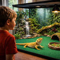 Mechpia 47" x 24" Large Reptile Carpet Terrarium Liner Bedding Reptile Substrate Mat Tank Accessories for Bearded Dragon