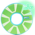 Chuckit! Max Glow Zipflight Flying Disc Dog Toy, Floats, Medium, 8.5in