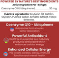CoQ10 for Dogs, 60 Soft Gels - Dog Heart Health Supplement, Cardiac and Kidney Support - 30mg Coenzyme q10 for Dog Cardi