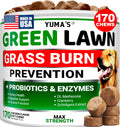 YUMA'S Dog Urine Neutralizer for Lawn - 170 Chews - Advanced Grass Green Savers for Dog Urine - Canine Pee Grass Neutralizer Supplement - Green Lawn Treats with Probiotics and Digestive Enzymes