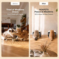 HEAPETS Automatic Cat Feeder with RFID Collar Sensor for Multi-Pet Households, Anti-Stealing Food Dispenser with Sealed 