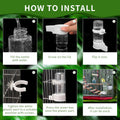 Pet Bird Automatic Water Dispenser,Bird Cage Hanging Drinking Device,Automatic Parrot Water Feeder,Budgies, Birds, Love Birds, Canary Drinking Fountains