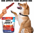 Dog Treats Duck Jerky 1.5 LB – Dog Food & High Protein Chews for Large, Medium & Small Breeds – Natural Healthy Training