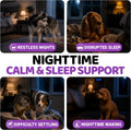 Melatonin for Dogs - 170 Melatonin Chews for Small and Large Dogs - Puppy Sleep Aid - Natural Calming Treats for Stress Anxiety Relief - Canine Sleeping Pills - Thunder, Fireworks, Chewing, Barking