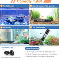 hygger Submersible Aquarium Heater 1200W Fish Tank Heater with Temperature Control & Auto Off Protection for 160-300 Gal