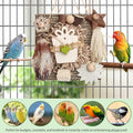 Kyouki Bird Toys, Parakeet Toys, Parrot Toy, Conure Hanging Chewable Cardboard Foraging Suitable for Budgies, Cockatiels, Lovebirds, Sun Conures - and Other Small/Medium Parrots (Medium)