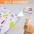 21.6'' Grooming Wrap for Rabbit, Rabbit Wrap for Grooming Cutting Nails, Soft Rabbit Restraint for Nail Clipping Rabbit 