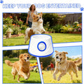 Automatic Ball Launcher for Dogs with 8 Balls - Adjustable Distance up to 50ft,Charger, Whistle & Storage Bag - Interact