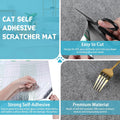LSGCQ Cat Scratch Mat Self Adhesive Cat Scratch Furniture Protector