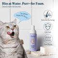 Pretty Kitty Waterless Cat Dry Shampoo with Grooming Glove– No Rinse, Lick-Safe, Moisturizing for Dry Skin, Dandruff, Deshedding, Wash Soap Spray Foam for Kittens, Bathing & Cleaning Supplies