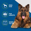 FURminator Large Dog Undercoat deShedding Tool for Long Hair, Reduces Loose Hair From Shedding