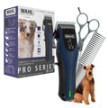 Wahl Power Pro Lithium Ion Rechargeable Cordless Dog Grooming Kit - Heavy Duty Cordless Electric Dog Clippers for Grooming The Thickest Coats - Model 3024675